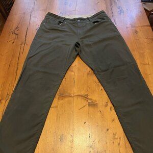 Outlier Olive Green Slim Dungarees, sz 33